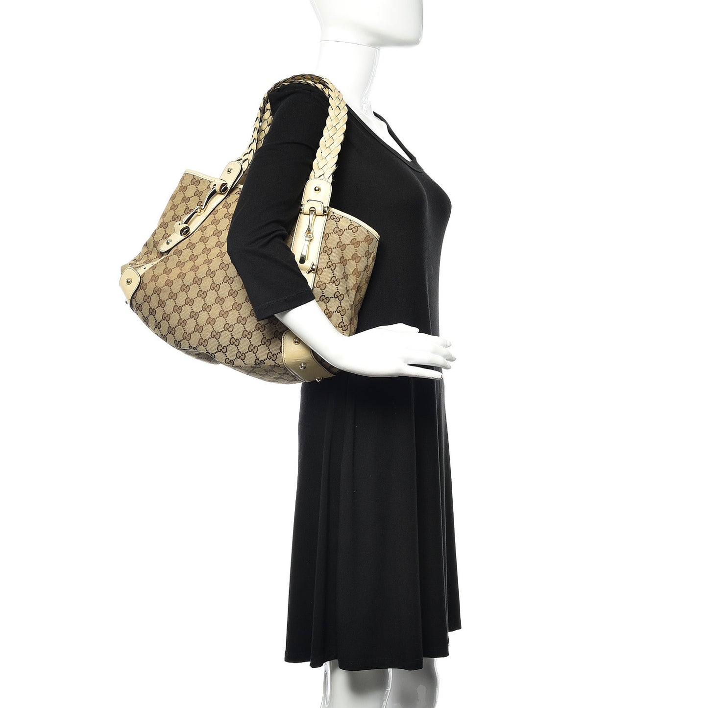 Monogram Small Pelham Shoulder Bag Off White