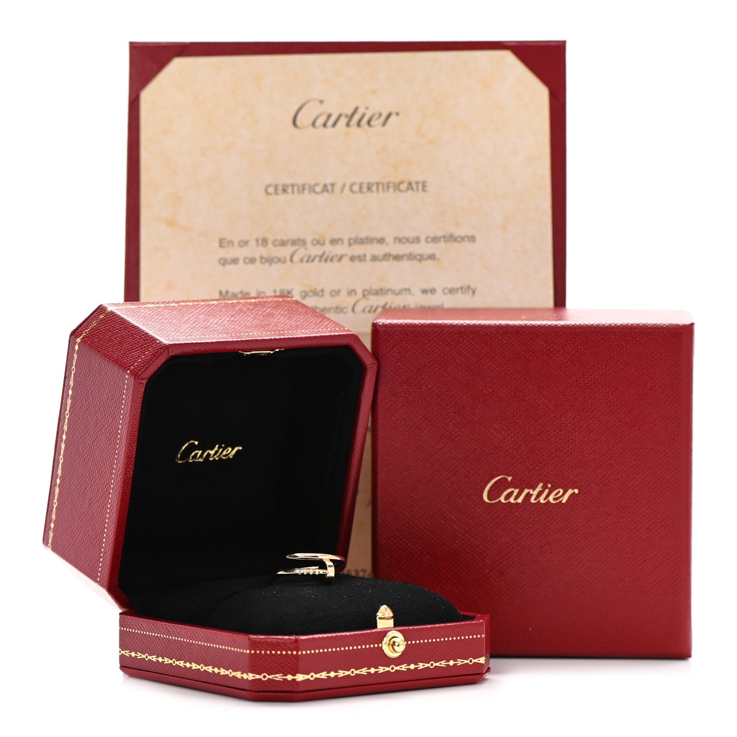 18K Yellow Gold Small Juste Un Clou Ring 47 4