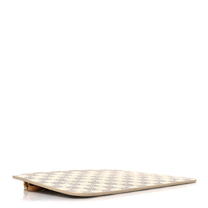 Louis Vuitton Damier Azur Neverfull MM GM Pochette Rose Ballerine 4 of 8