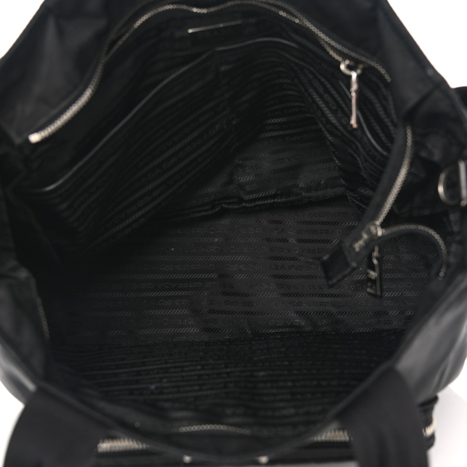 Prada Tessuto Nylon Diaper Bag Black 5 of 12