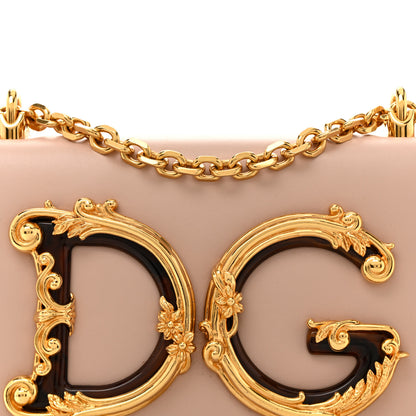Dolce & Gabbana Nappa DG Girls Shoulder Bag Pale Pink 7 of 11