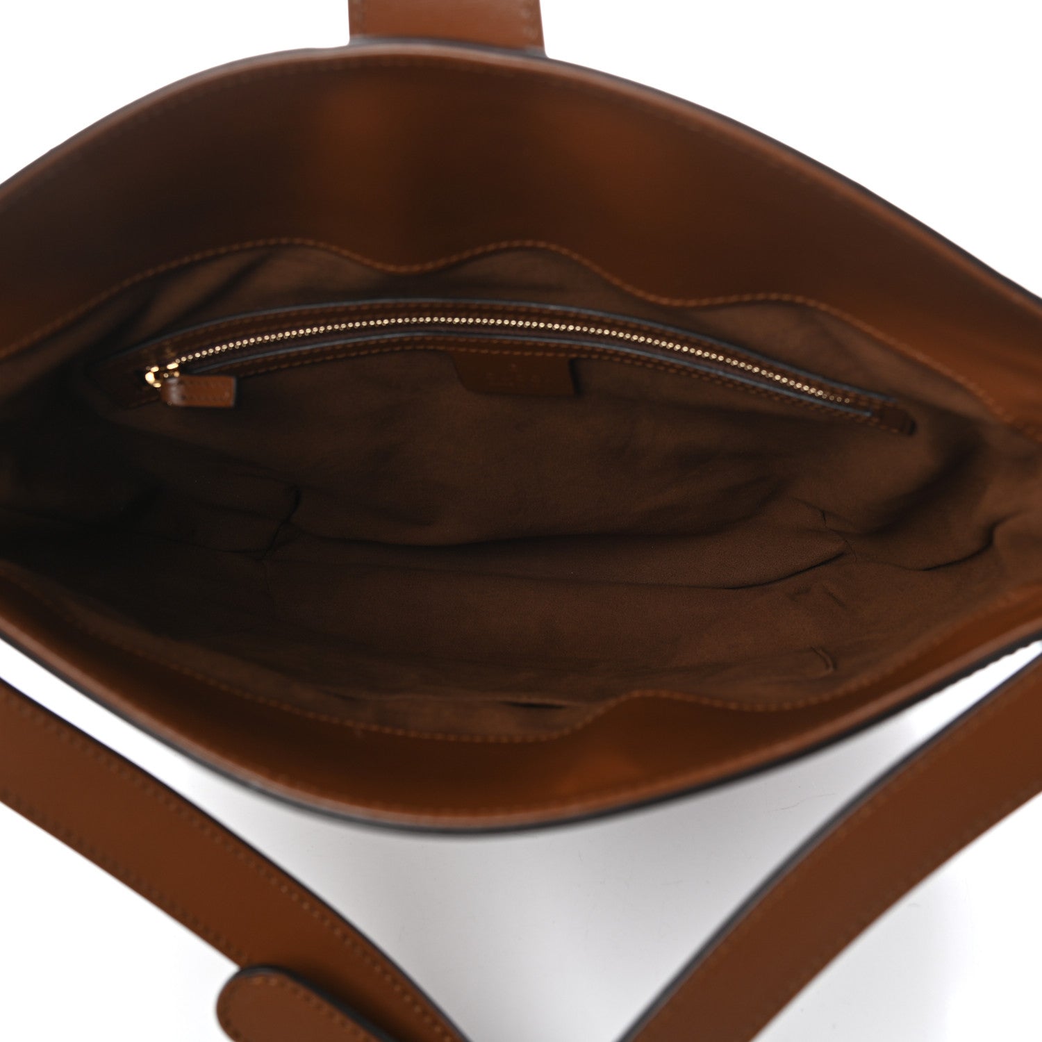 Gucci Boarded Plutone Calfskin Medium Arli Shoulder Bag Nocciola 5 of 9