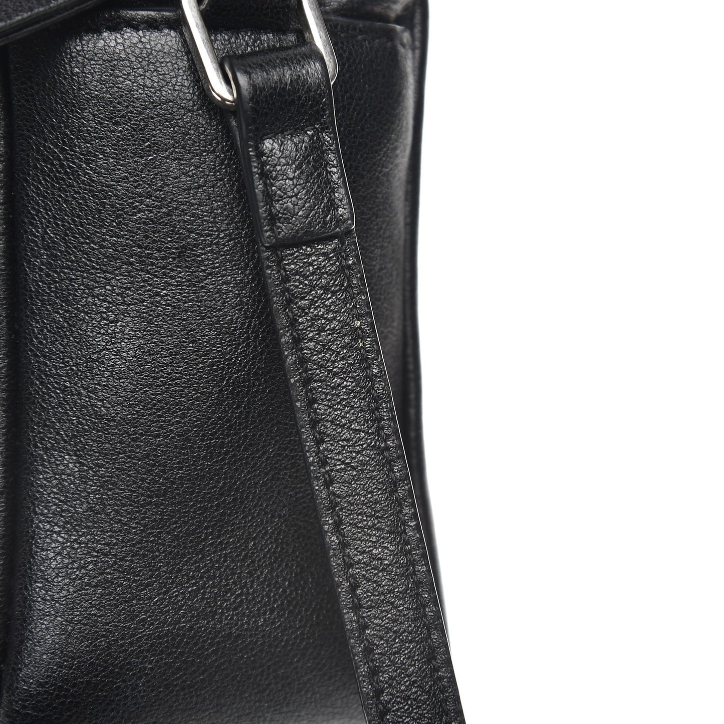 Lambskin Monogram Small Lou Camera Bag Black