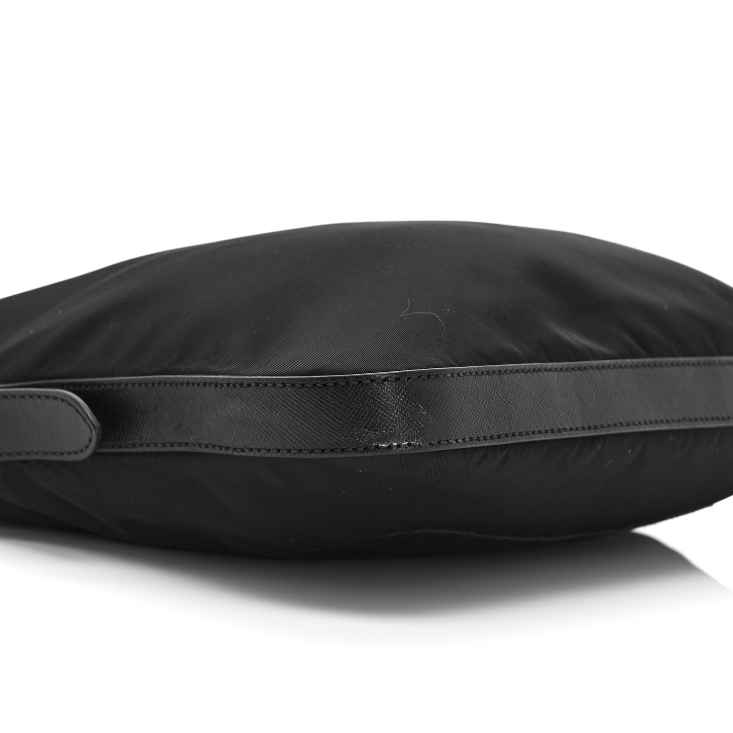 Tessuto Nylon Saffiano Small Crossbody Bag Black