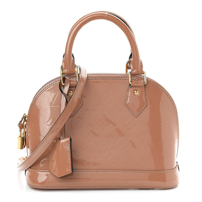Louis Vuitton Vernis Alma BB Rose Velours 1 of 8