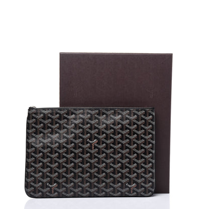 Goyard Goyardine Senat Pochette MM Black 9 of 9