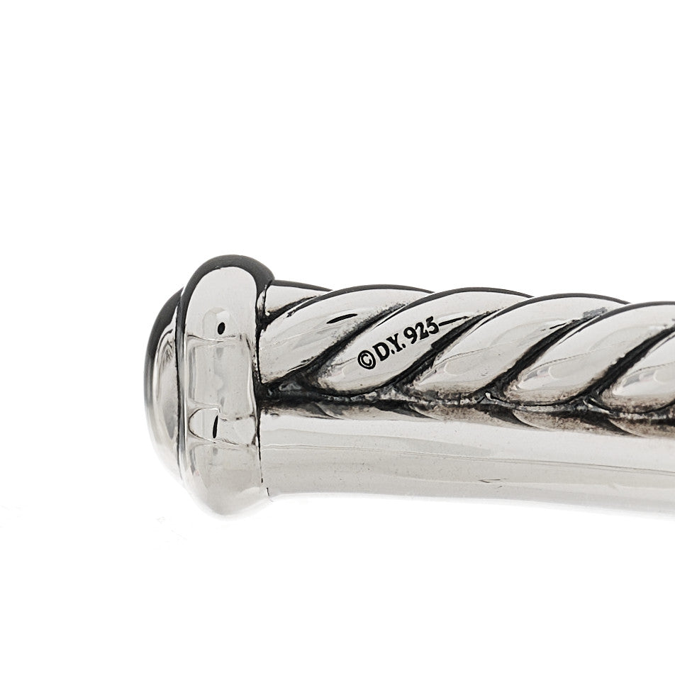 Sterling Silver Diamond Petite X Center Station Bracelet