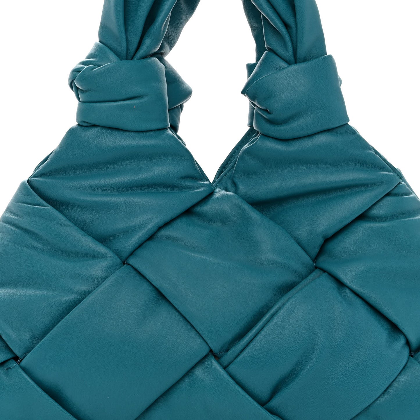 Lambskin Padded Lock Tote Blaster