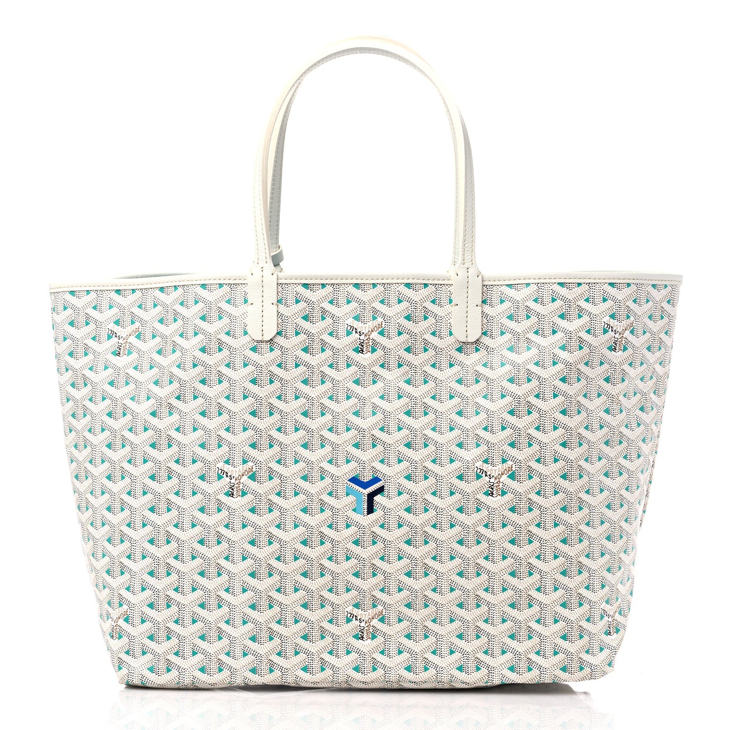 Goyardine Saint Louis Claire Voie PM White Opaline