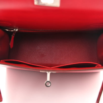 Hermes Tadelakt Kelly Sellier 28 Rouge Vif 5 of 11