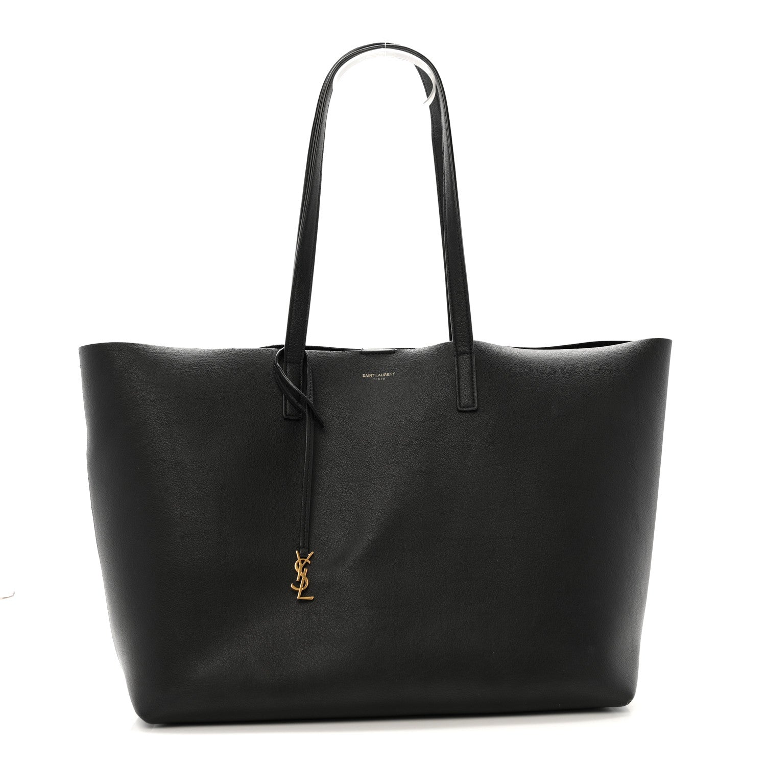 Saint Laurent Calfskin Large Shopping Tote Black 1 of 12