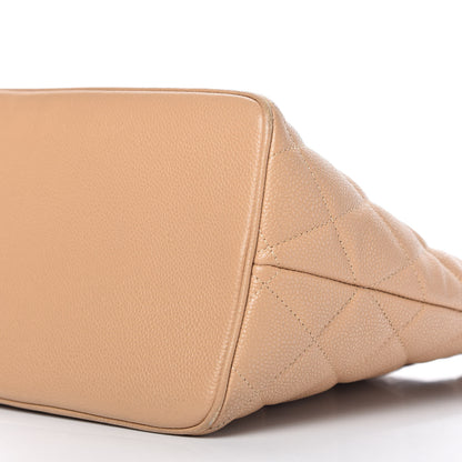Chanel Caviar Quilted Medallion Tote Beige 7 of 11