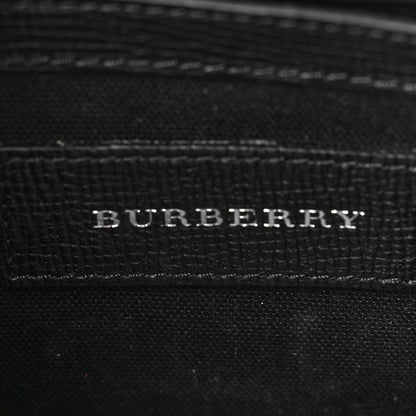 Burberry Grainy Calfskin Vintage Check Mini Macken Crossbody Bag Black 5 of 7