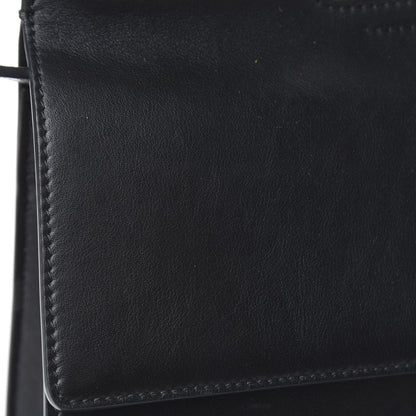 Givenchy Calfskin Large Whip Top Handle Shoulder Bag Black 8 of 13