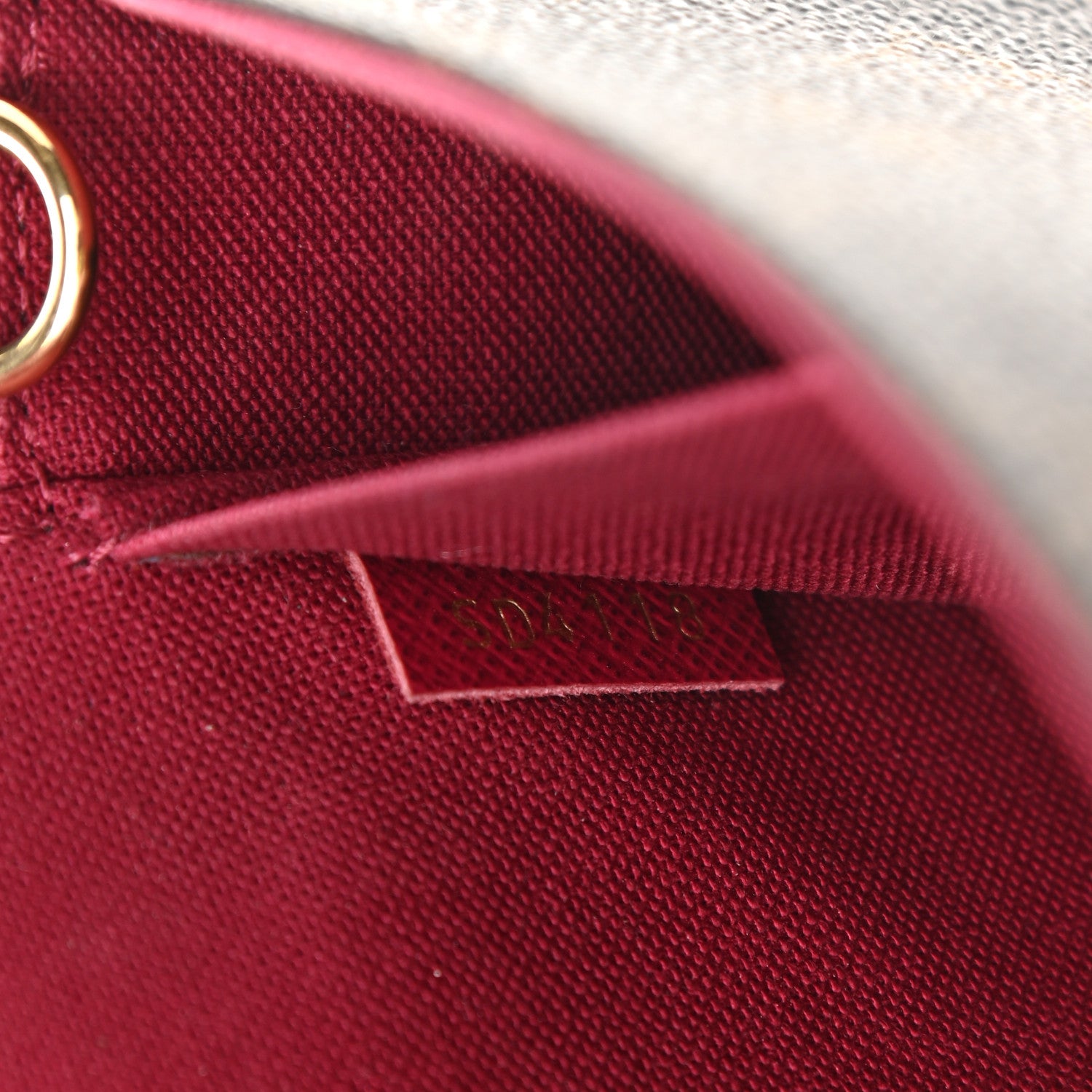 Louis Vuitton Monogram Pochette Felicie Chain Wallet Fuchsia 7 of 10