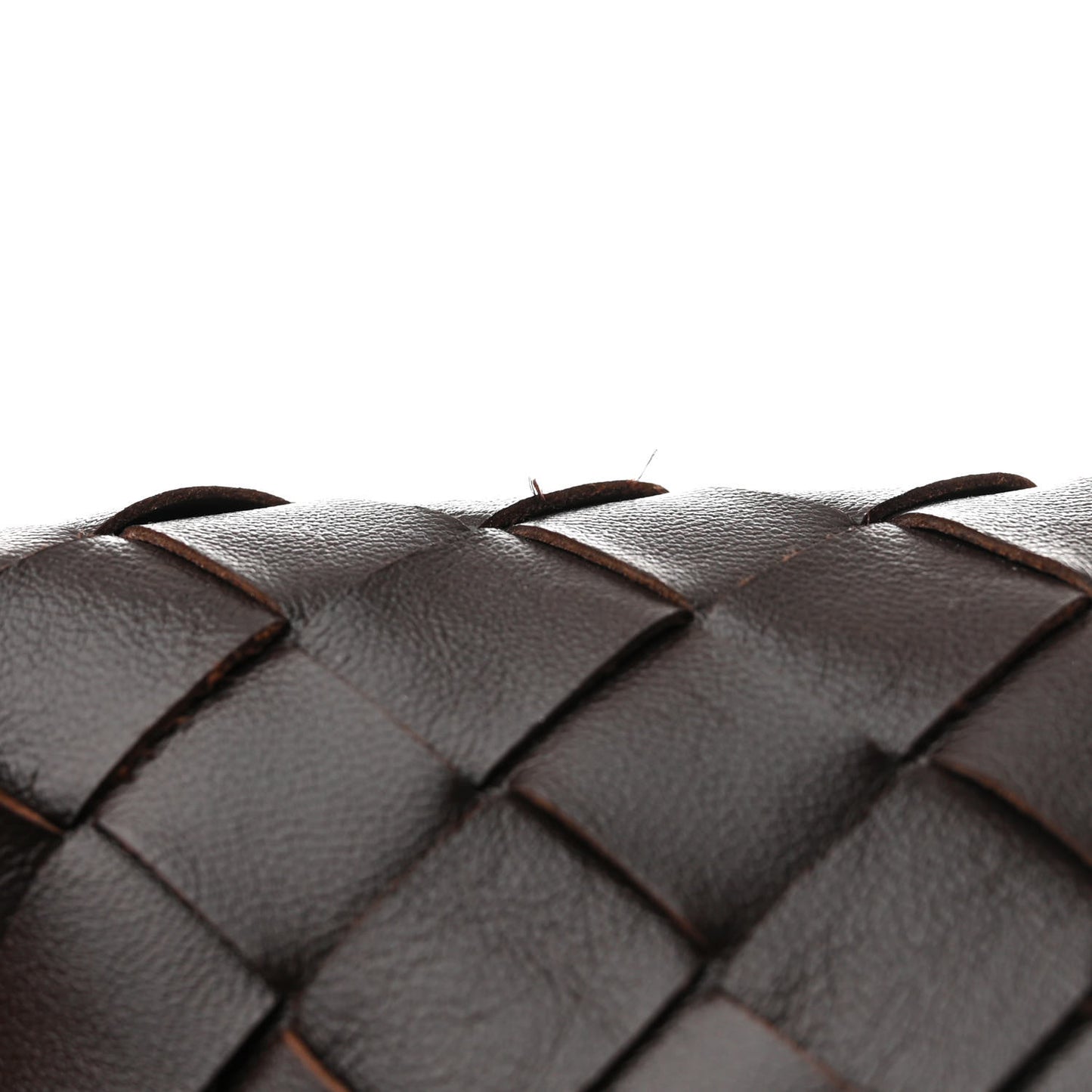 Calfskin Intrecciato Large Hop Ebano