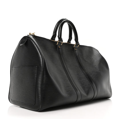 Louis Vuitton Epi Keepall 45 Black 2 of 8