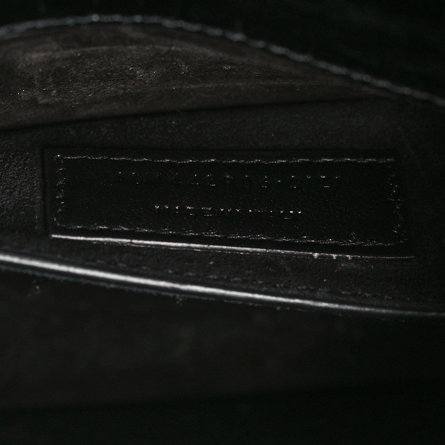 Calfskin Crocodile Embossed Medium Monochrome Monogram Sunset Black