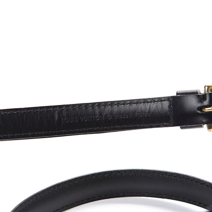 Louis Vuitton Calfskin 16mm Adjustable Shoulder Strap Black 4 of 4