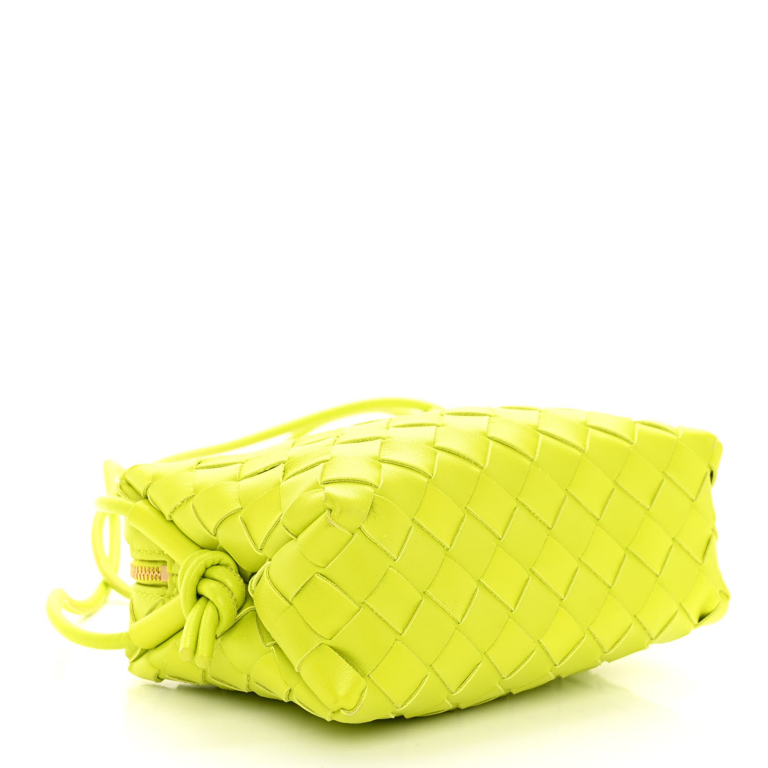 Bottega Veneta Nappa Intrecciato Mini Loop Camera Bag Acid Kiwi 4 of 9