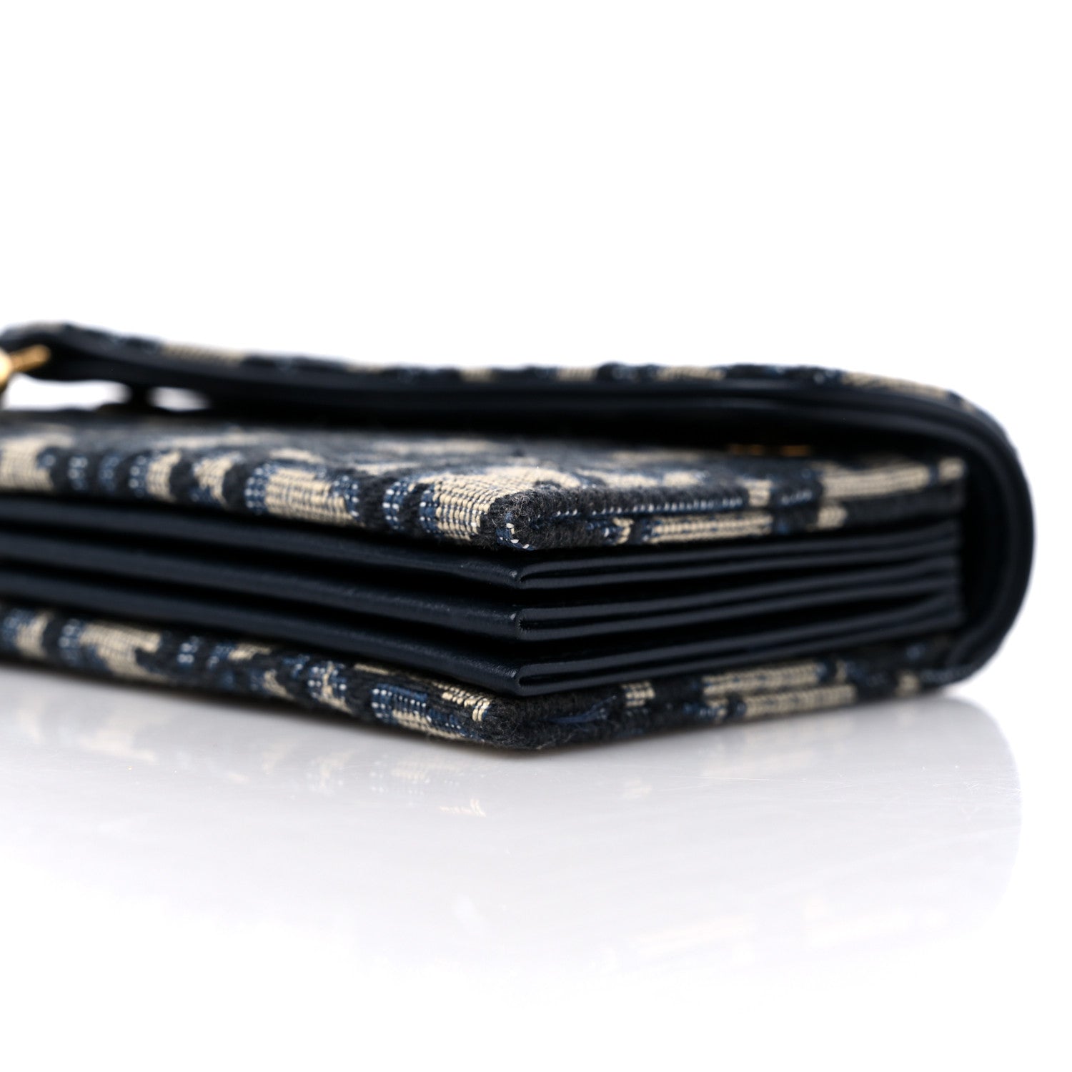 Christian Dior Oblique Saddle 5-Gusset Card Holder Blue 9 of 11
