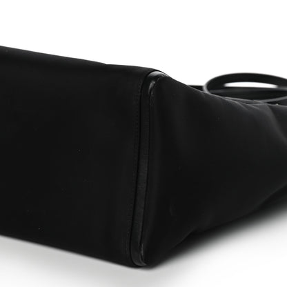 Prada Tessuto Nylon Spazzolato Small Ouverture Top Handle Bag Black 8 of 11