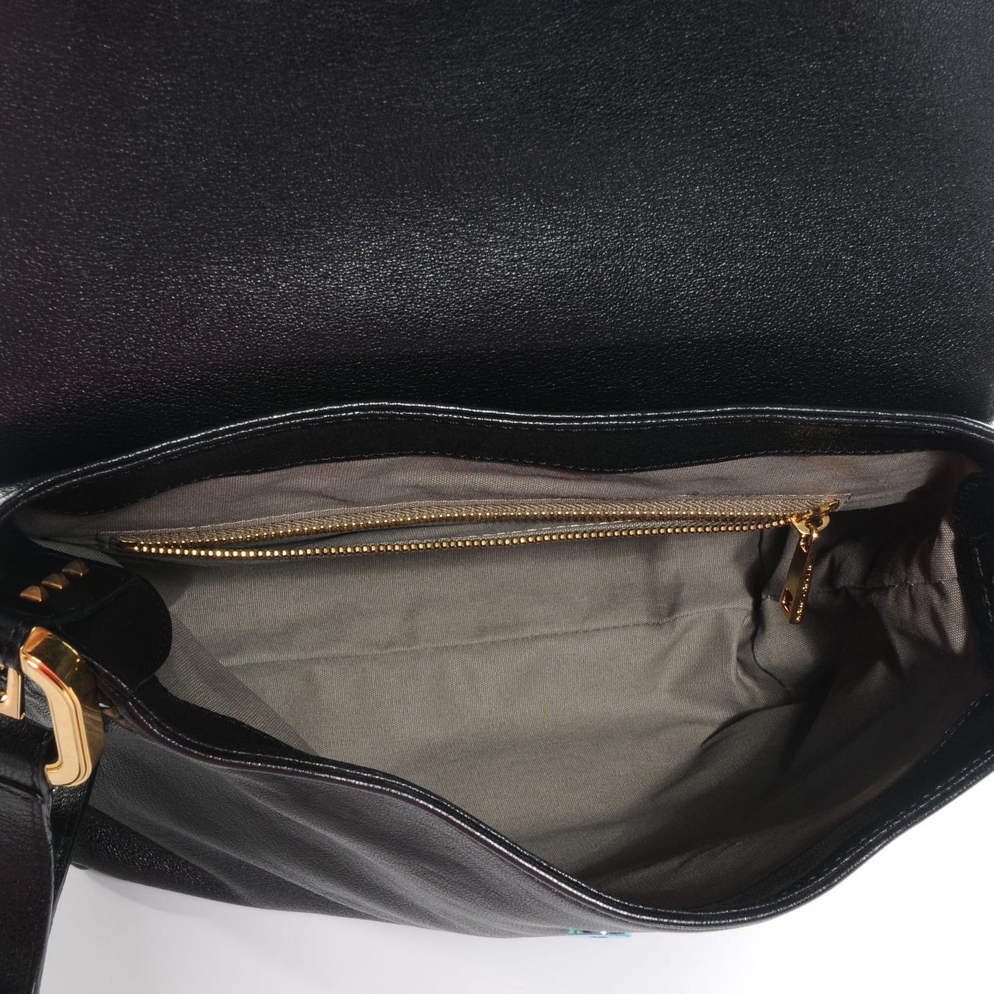 Lambskin Paradise Baxter Messenger Black