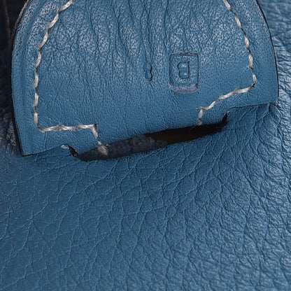 Hermes Taurillon Clemence Evelyne PM Blue Jean 7 of 13
