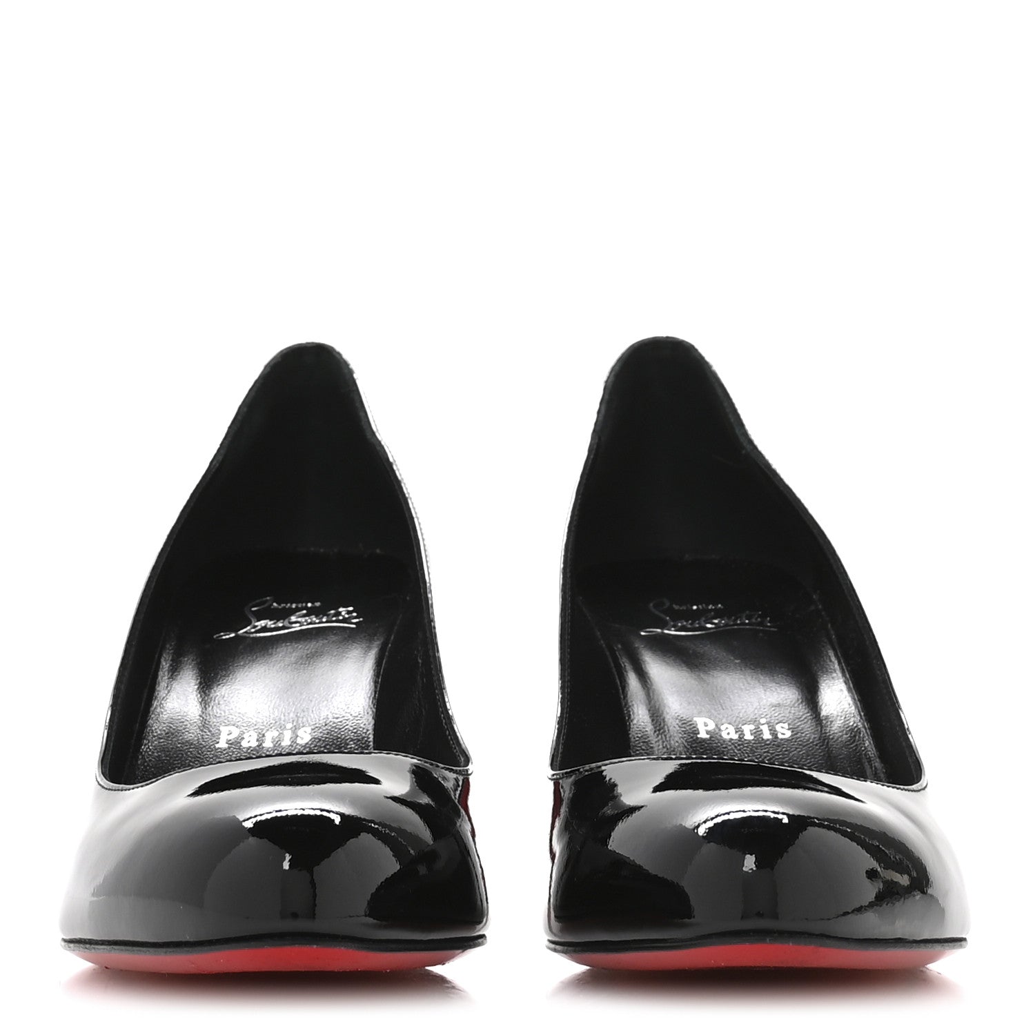 Christian Louboutin Patent Dolly 70 Pumps 37.5 Black 3 of 8