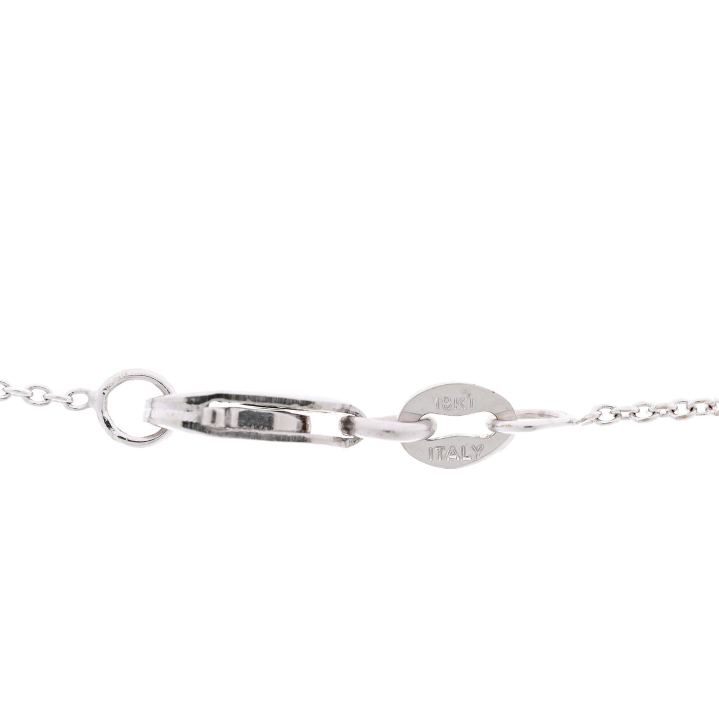 18K White Gold Diamond Fantasia Big Flower Pendant Necklace