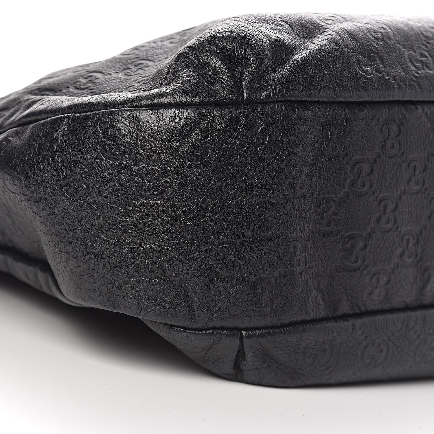 Gucci Guccissima Large New Ladies Web Hobo Black 9 of 13