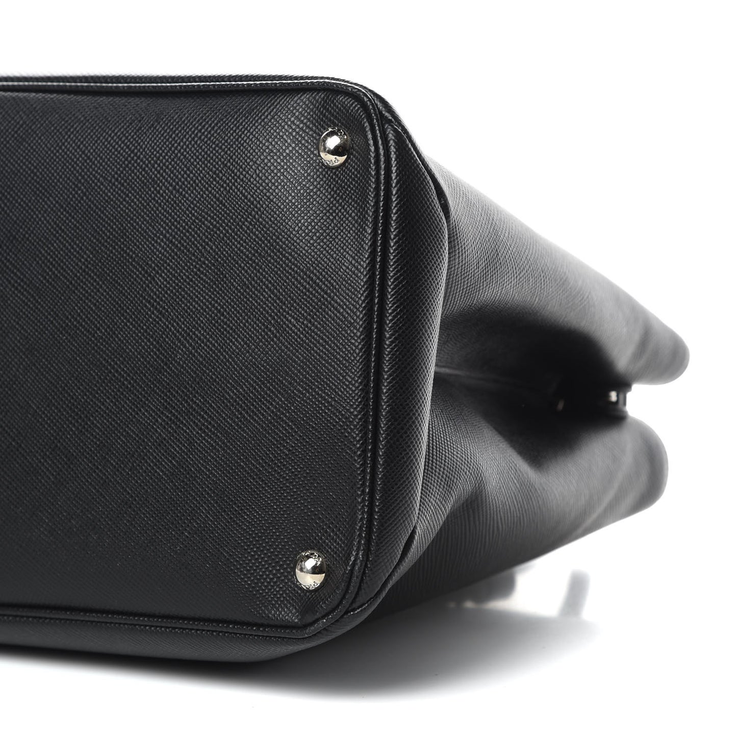 Saffiano Cuir Twin Tote Black