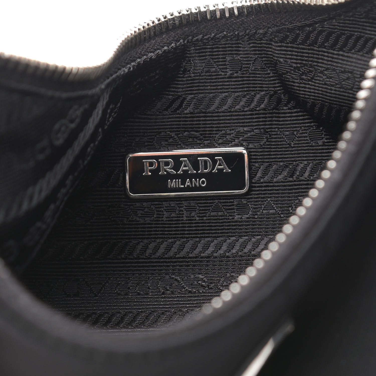 Prada Nylon Re-Edition 2005 Shoulder Bag Black 6 of 8