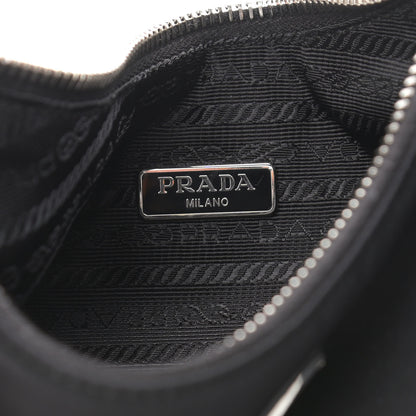 Prada Nylon Re-Edition 2005 Shoulder Bag Black 6 of 8