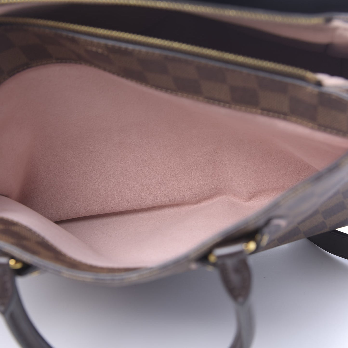 Cuir Taurillon Damier Ebene Normandy Magnolia