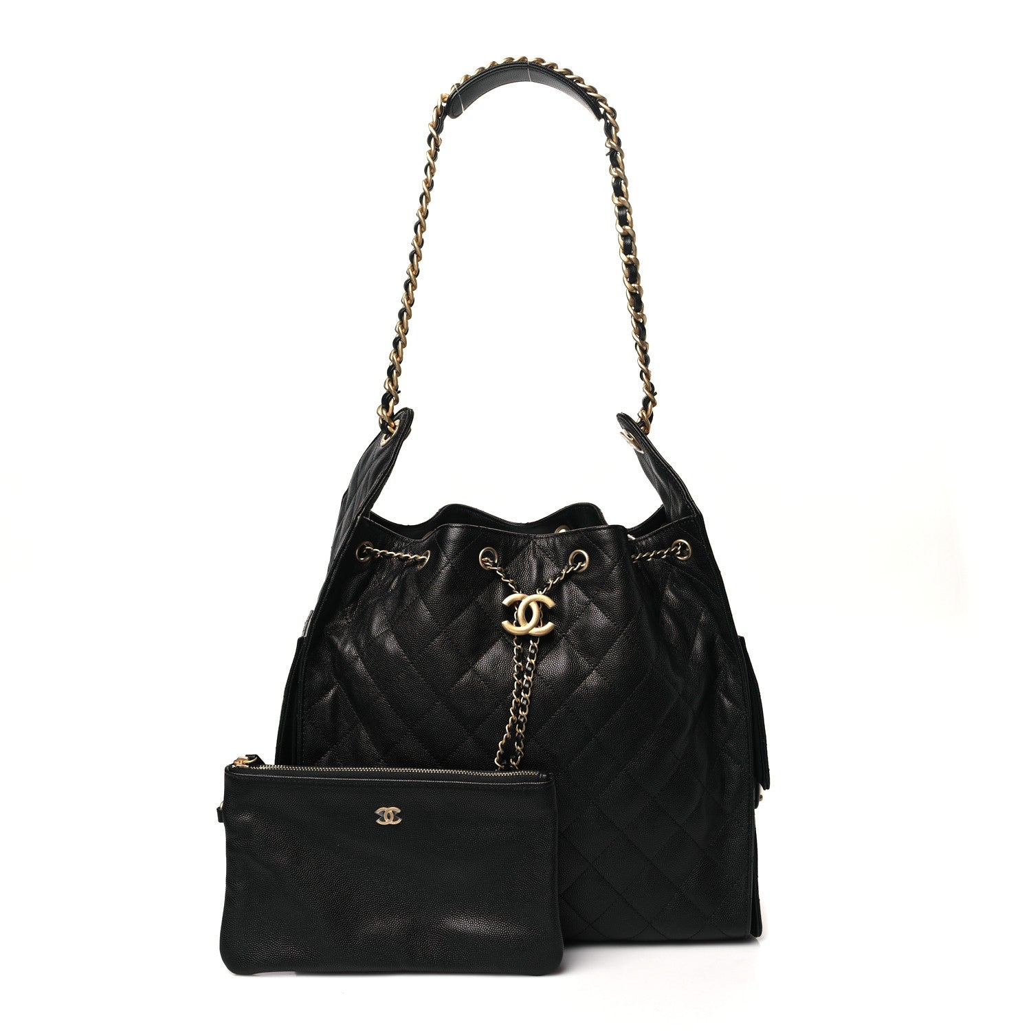 Chanel Caviar Quilted Medium Chanel 25 Handbag Black 3 of 11