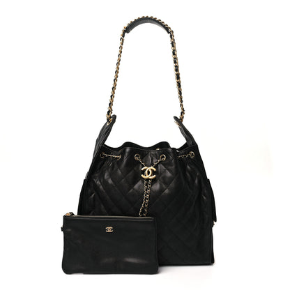 Chanel Caviar Quilted Medium Chanel 25 Handbag Black 3 of 11