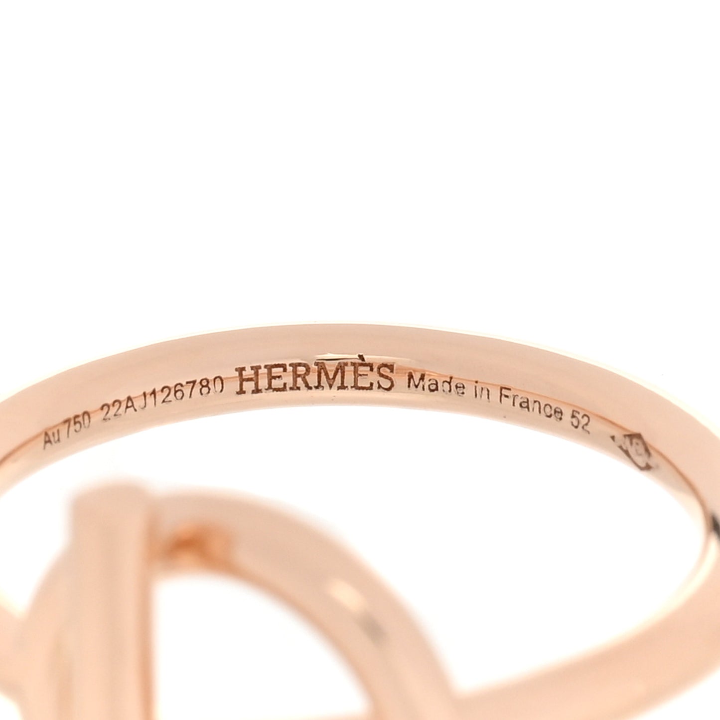 18K Rose Gold PM Echappee Ring 52 6