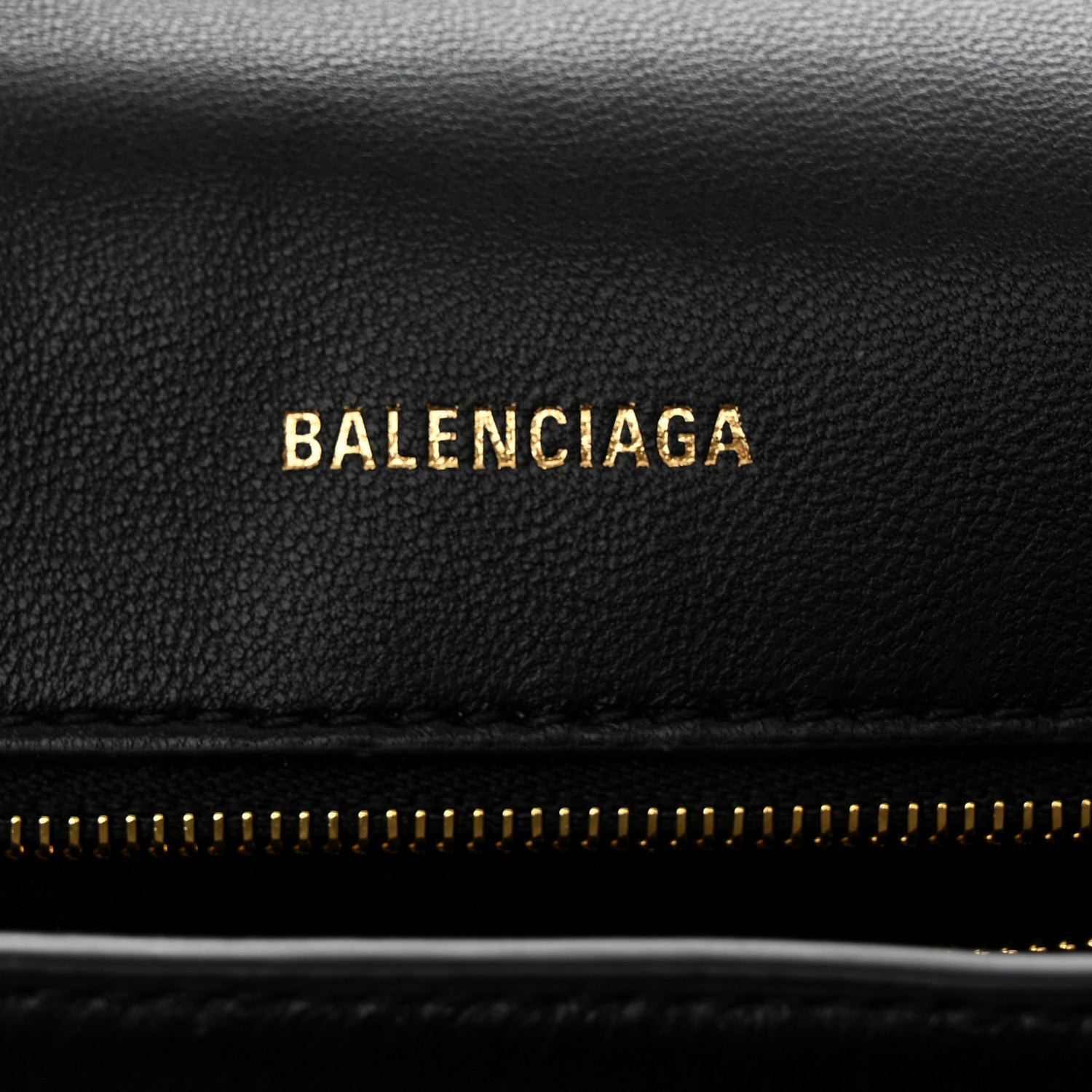 Balenciaga Paper Calfskin S Downtown Chain Shoulder Bag Black 6 of 10