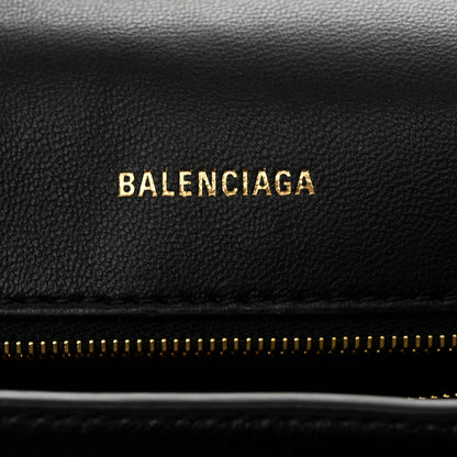 Balenciaga Paper Calfskin S Downtown Chain Shoulder Bag Black 6 of 10