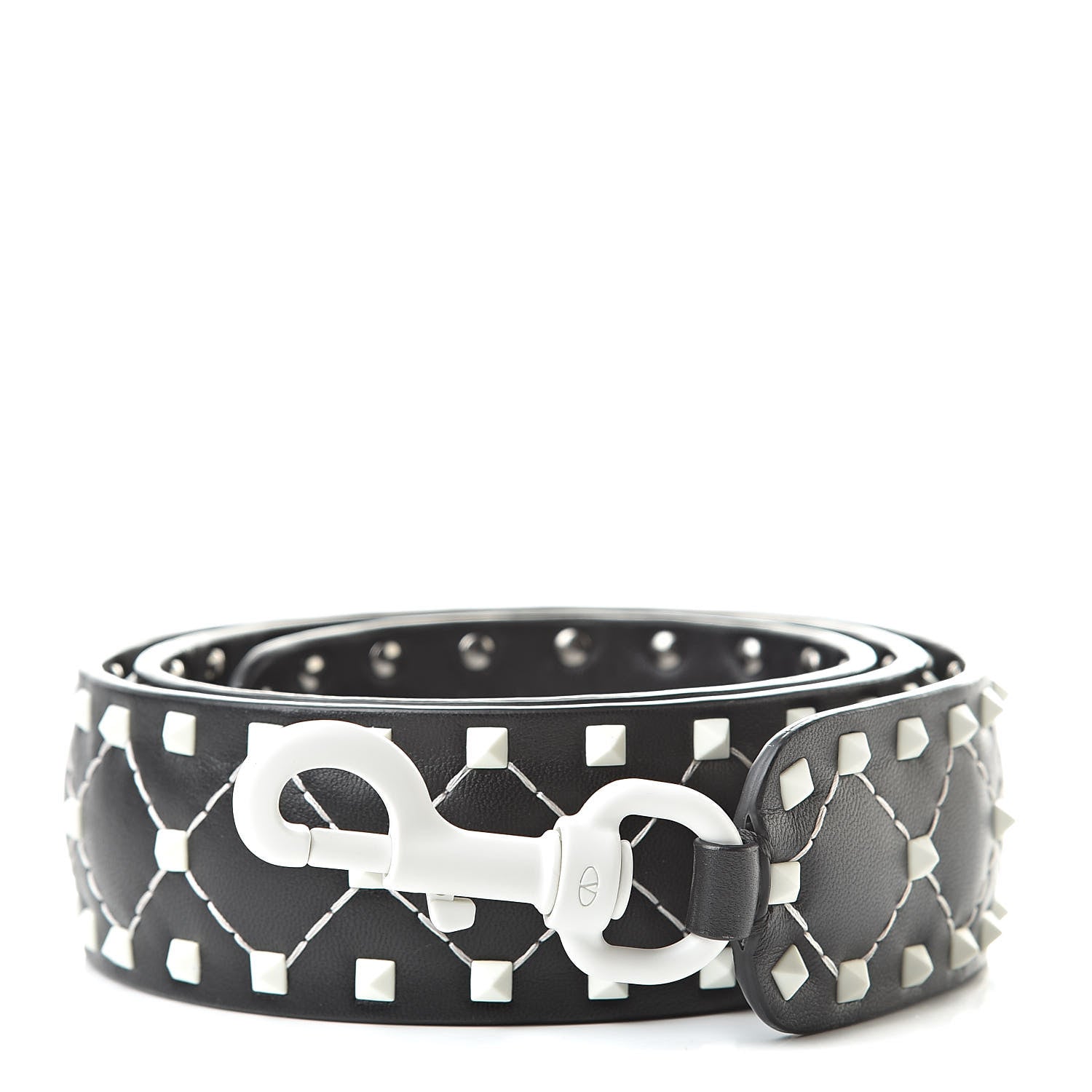 Valentino Garavani Lambskin Free Rockstud Spike Shoulder Strap Black 1 of 5