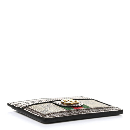 Gucci GG Supreme Monogram Ophidia Card Holder Brown 4 of 7