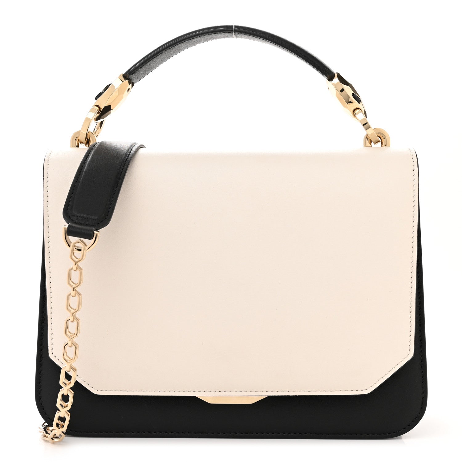 Bulgari Calfskin Serpenti Hypnotic Black White Agate 1 of 11