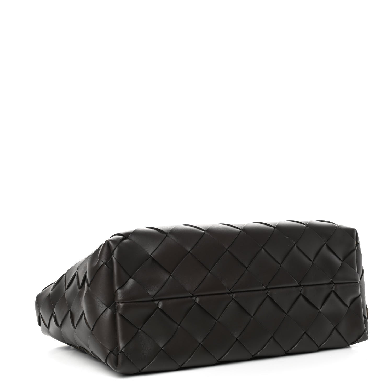 Bottega Veneta Nappa Intrecciato Maxi Cabat Tote Brown Yellow 4 of 9