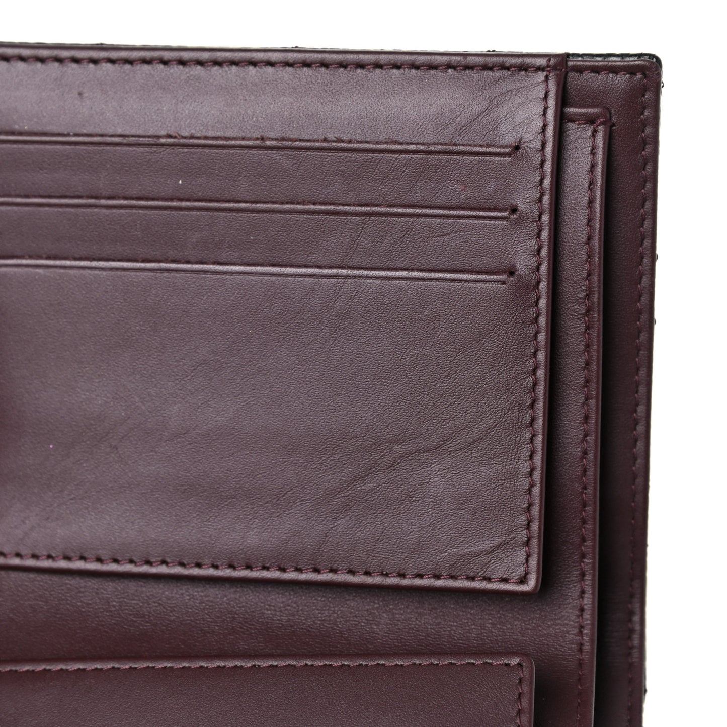Caviar Quilted Compact Flap Wallet Black