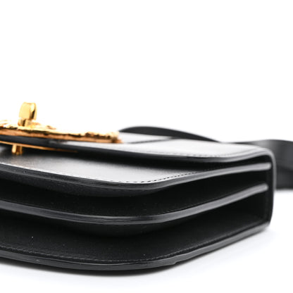 Versace Vitello Barocco Virtus Small Top Handle Shoulder Bag Black 9 of 10