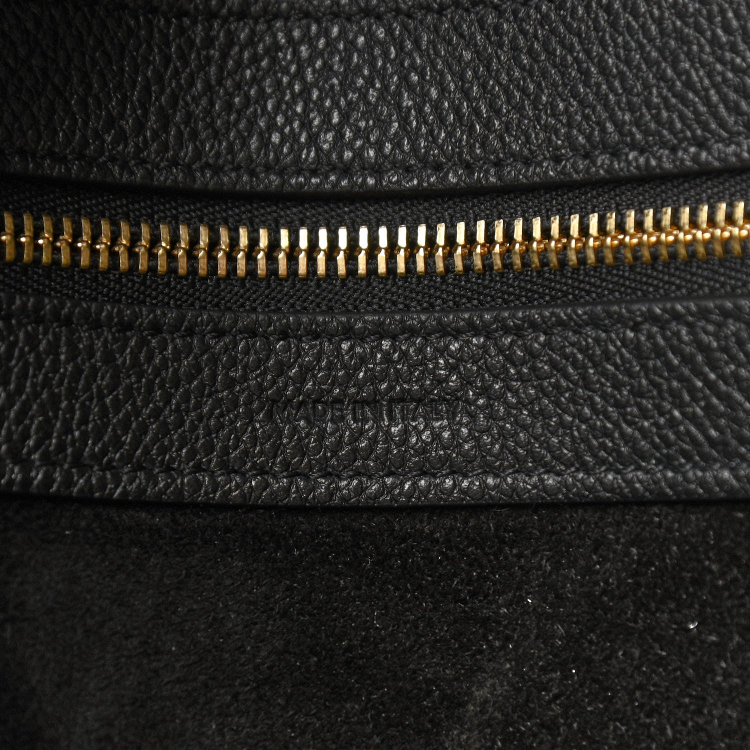 Celine Soft Grained Calfskin Medium Belt Cabas Phantom Black 8 of 10