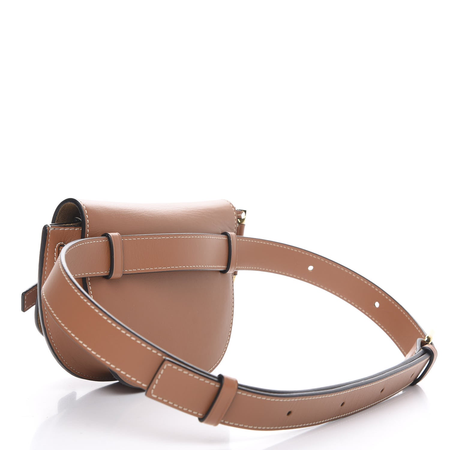 Loewe Calfskin Mini Gate Belt Bag Tan 2 of 8