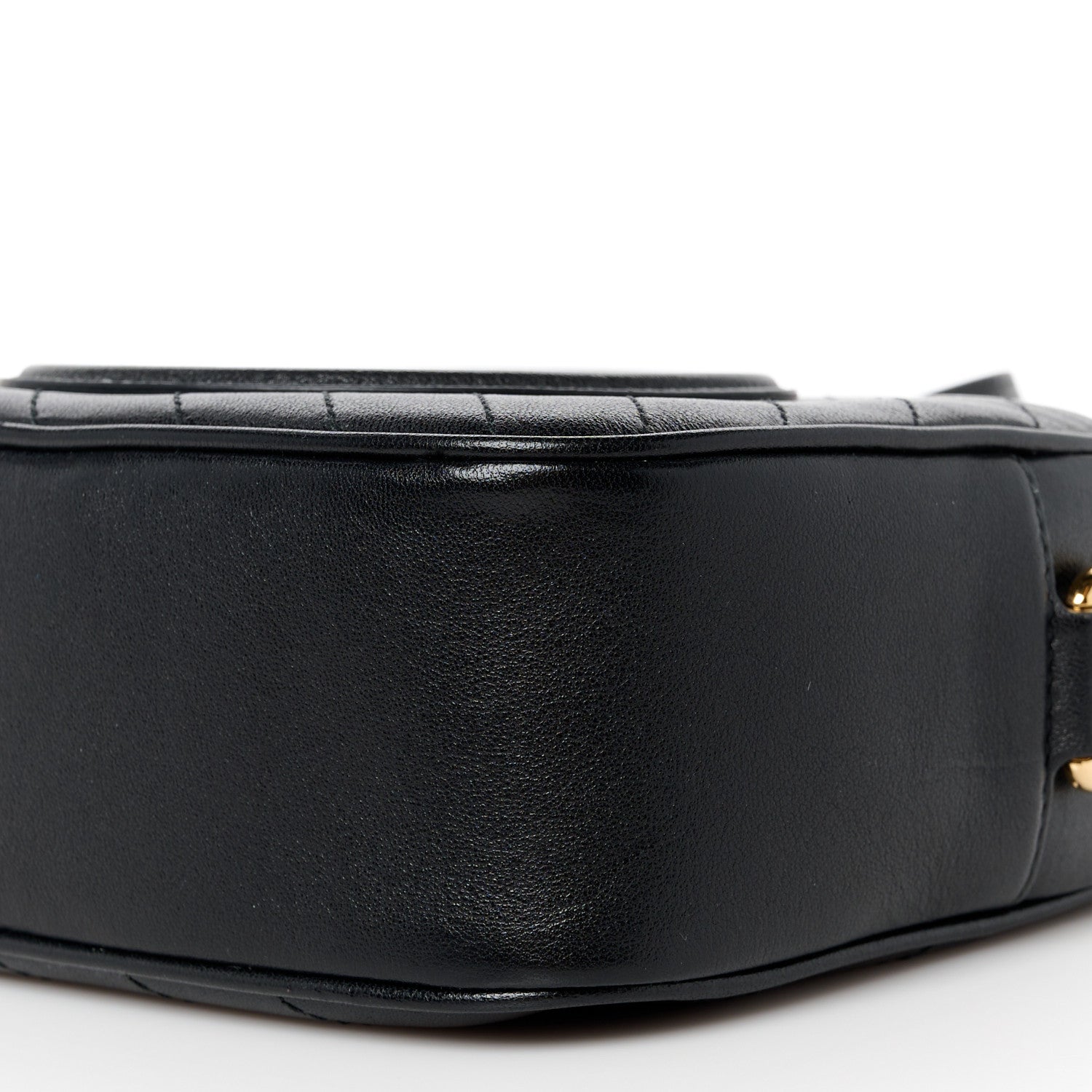 Gucci Sakai Be Green Calfskin Diagonal Stitched Small Blondie Shoulder Bag Black 10 of 10