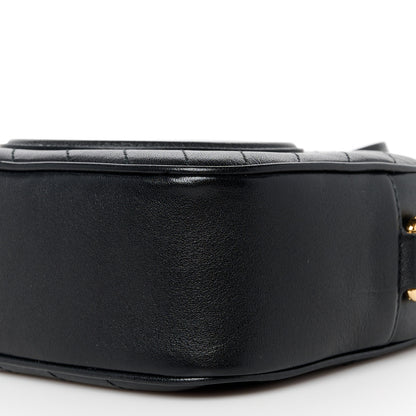 Gucci Sakai Be Green Calfskin Diagonal Stitched Small Blondie Shoulder Bag Black 10 of 10